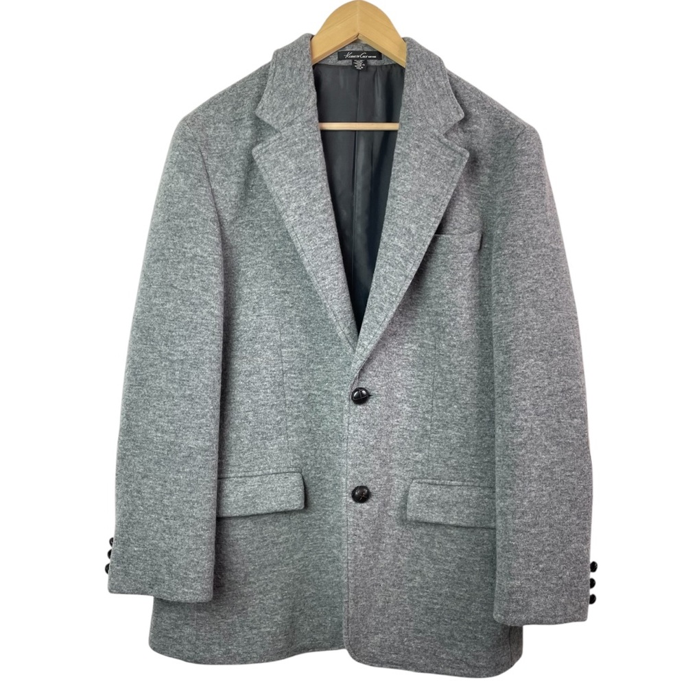 Kenneth Cole New York Women’s Vintage Tweed Elbow Patch Preppy Blazer Coat XL